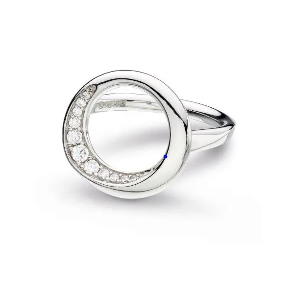 Bevel Cirque Pavé Ring Conti Jewelers Endwell, NY