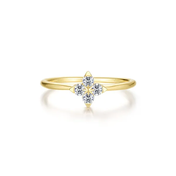 .12 Ctw. Trillium Bud Ring in Yellow Gold Conti Jewelers Endwell, NY