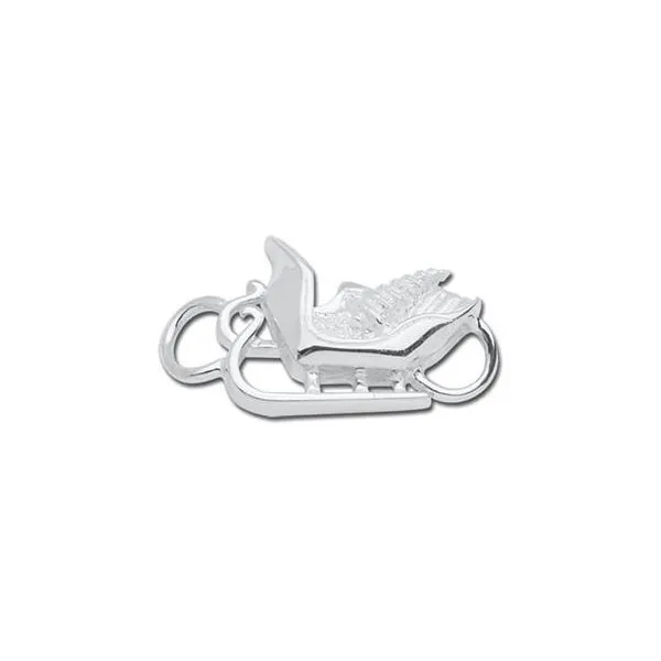 Sleigh Convertible Clasp in Sterling Silver Conti Jewelers Endwell, NY