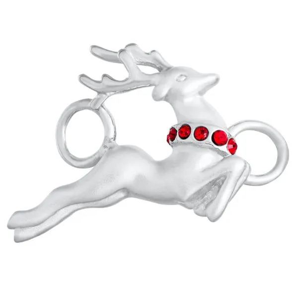 Sterling Silver Reindeer Convertible Bracelet Clasp Conti Jewelers Endwell, NY