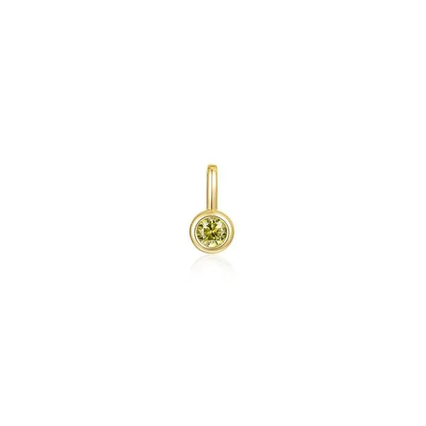 August Birthstone Charm Pendant Conti Jewelers Endwell, NY