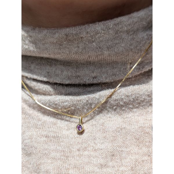 June Birthstone Charm Pendant Image 2 Conti Jewelers Endwell, NY
