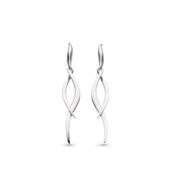 Kit Heath Entwine Twine Twist Drop Earrings Conti Jewelers Endwell, NY