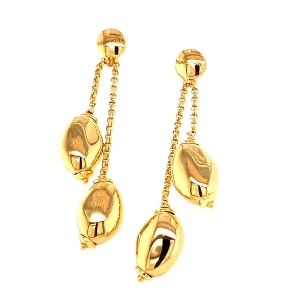 Drop Earrings in 24k Yellow Gold Conti Jewelers Endwell, NY