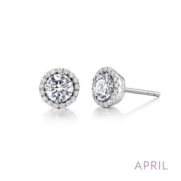 April Birthstone Earrings Conti Jewelers Endwell, NY