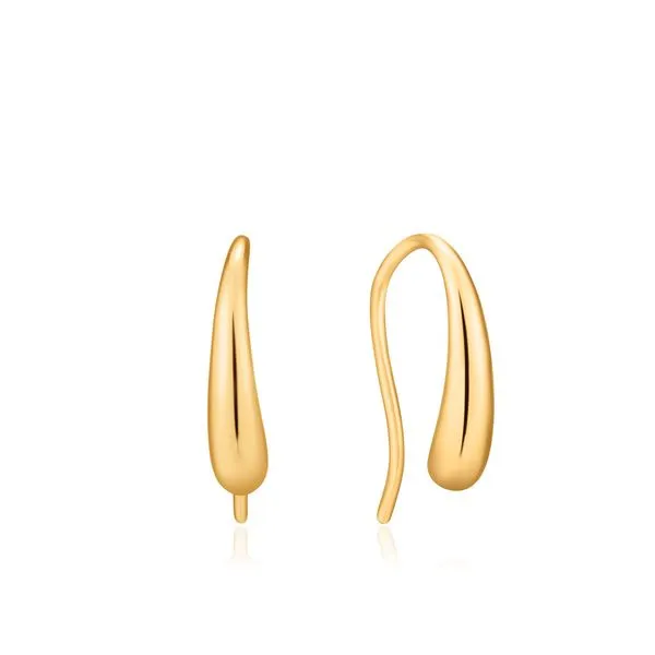 Gold Luxe Hook Earrings Conti Jewelers Endwell, NY