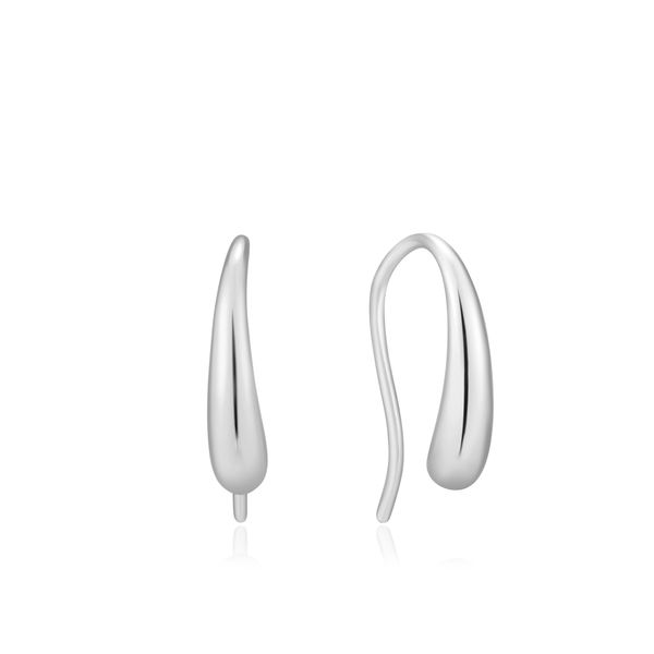 Silver Luxe Hook Earrings Conti Jewelers Endwell, NY