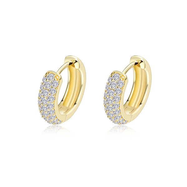 3-Row Huggie Hoop Earrings Conti Jewelers Endwell, NY
