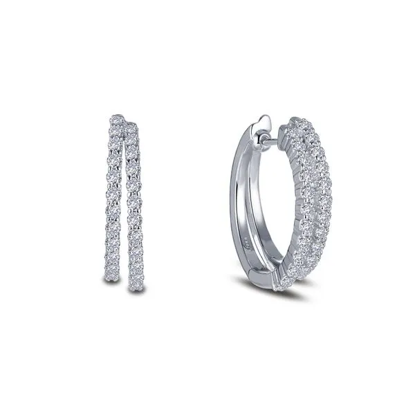 1.44 CTW Double-Hoop Earrings Conti Jewelers Endwell, NY