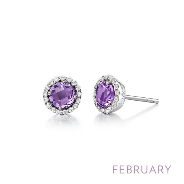 February Birthstone Earrings Conti Jewelers Endwell, NY