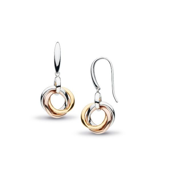 Bevel Trilogy Drop Earrings Conti Jewelers Endwell, NY