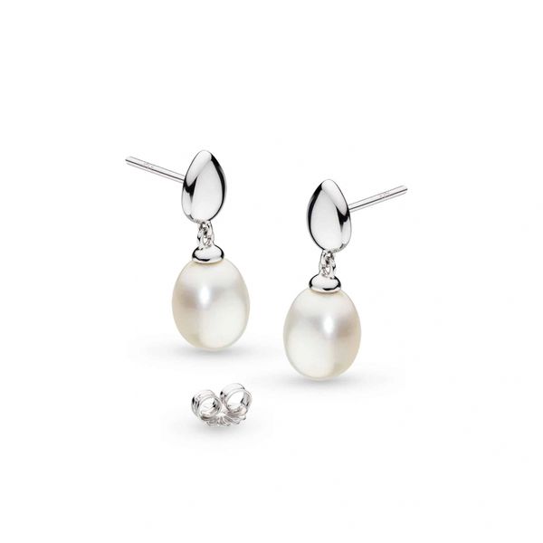 Pebble Pearl Droplet Earrings Conti Jewelers Endwell, NY