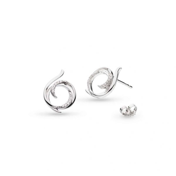 Helix Wrap Pavé Stud Earrings Conti Jewelers Endwell, NY