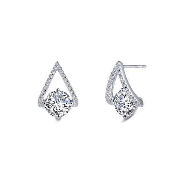 Trapeze Stud Earrings Conti Jewelers Endwell, NY