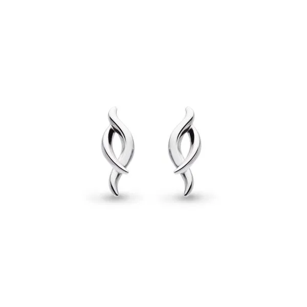 Entwine Twine Twist Statement Stud Earrings Conti Jewelers Endwell, NY
