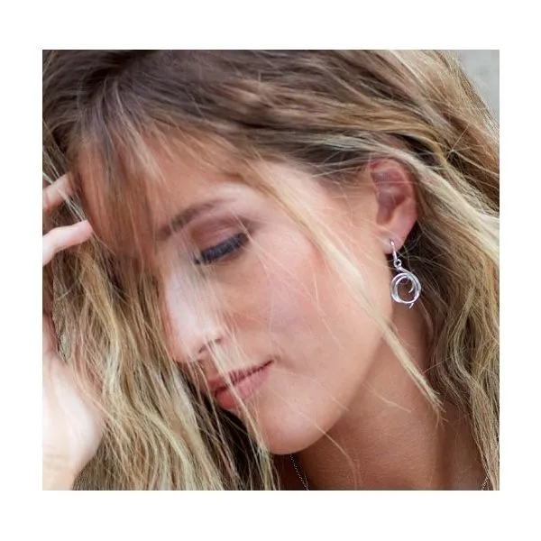 Helix Wrap Drop Earrings Image 2 Conti Jewelers Endwell, NY