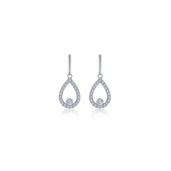 Classic Pear-Shaped Drop Earrings in Sterling Silver Conti Jewelers Endwell, NY
