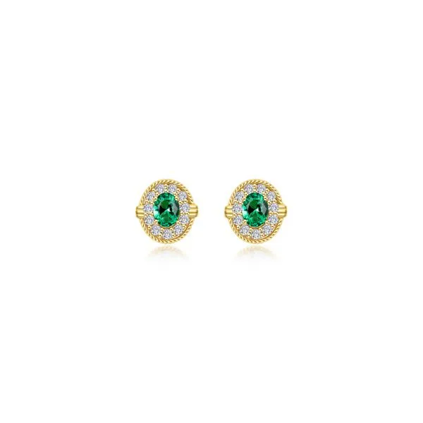 0.52 CTW Halo Stud Earrings Conti Jewelers Endwell, NY