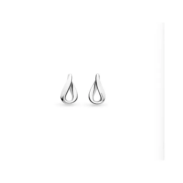Serenity Dainty Stud Earrings in Sterling Silver Conti Jewelers Endwell, NY