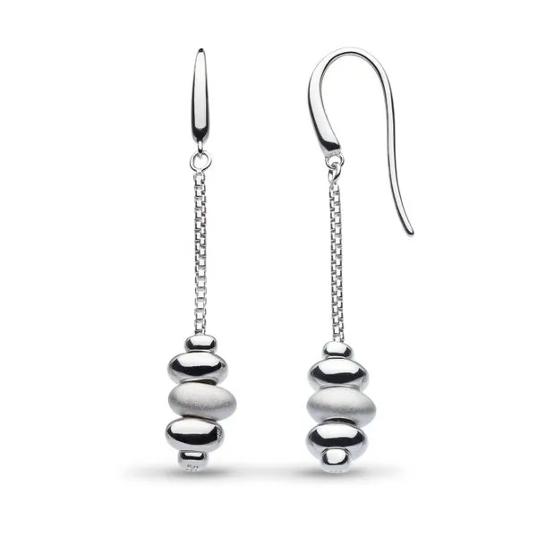 Coast Tumble Sand Drop Earrings in Sterling Silver Conti Jewelers Endwell, NY