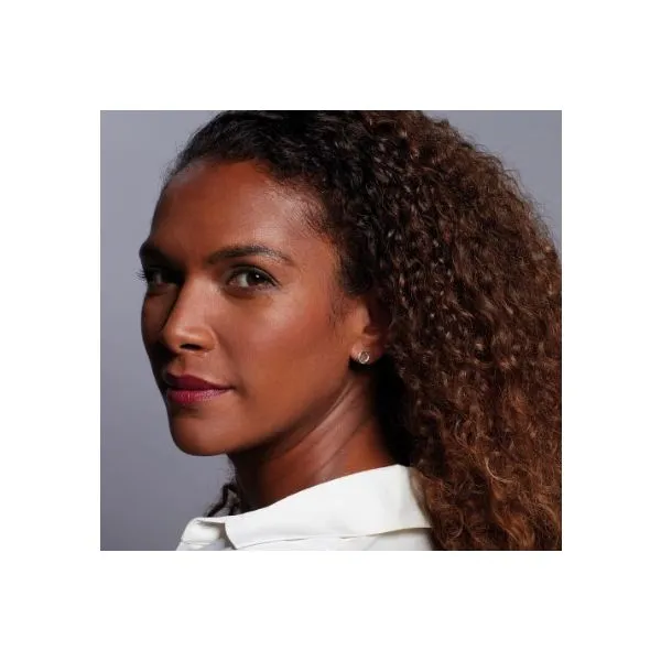 Bevel Cirque Mini Stud Earrings in Sterling Silver Image 2 Conti Jewelers Endwell, NY