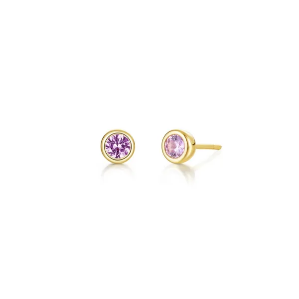.34cttw Pink Tourmaline Stud Earrings in Sterling Silver Conti Jewelers Endwell, NY