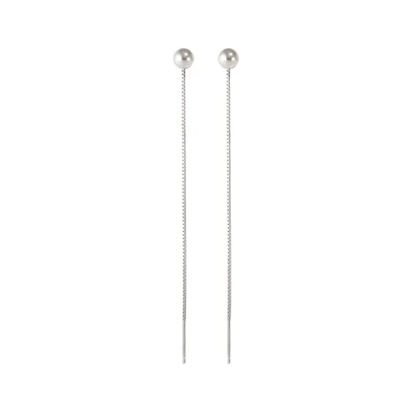Sterling Silver Ball Threader Earring Conti Jewelers Endwell, NY