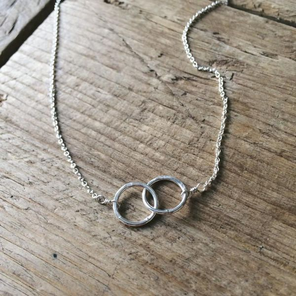 Intertwined Circles Necklace Image 2 Conti Jewelers Endwell, NY