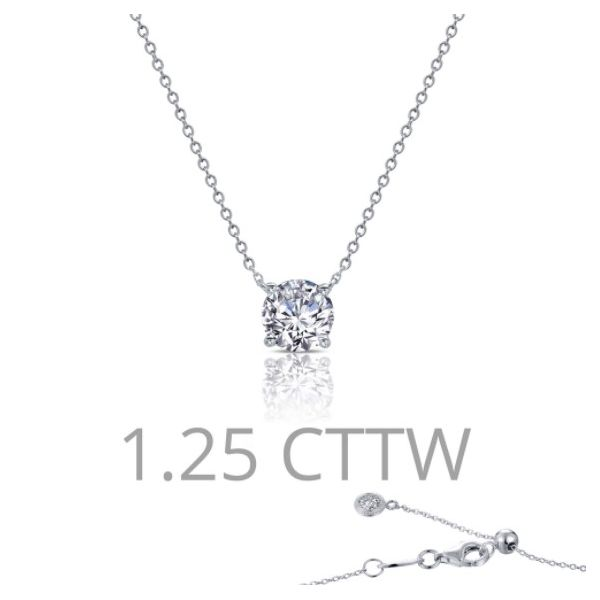 1.25 ct tw Solitaire Necklace Conti Jewelers Endwell, NY