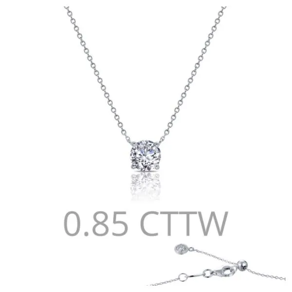 0.85 ct tw Solitaire Necklace Conti Jewelers Endwell, NY