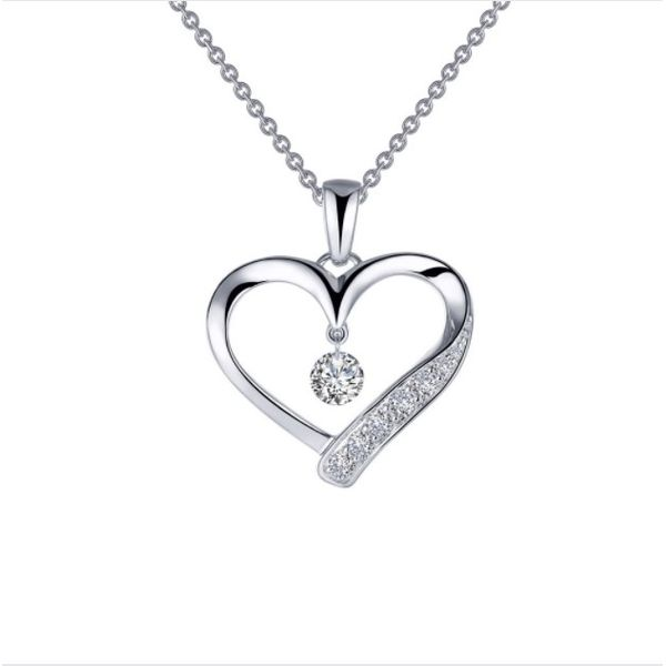 Open Heart Pendant Necklace Conti Jewelers Endwell, NY