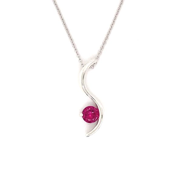 Ruby Odyssey Pendant Necklace in Sterling Silver Conti Jewelers Endwell, NY