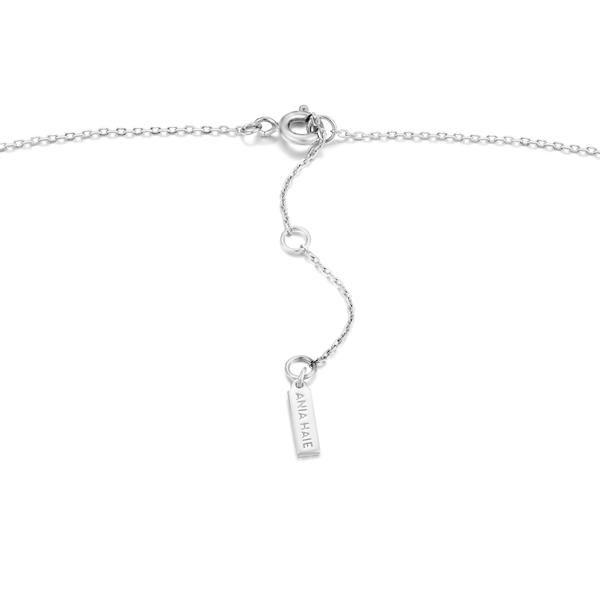 Silver Spike Drop Necklace Image 2 Conti Jewelers Endwell, NY