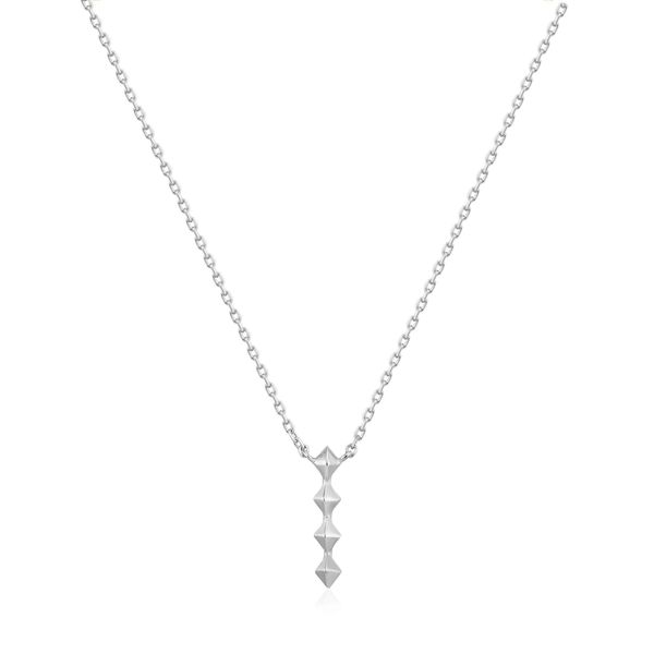Silver Spike Drop Necklace Conti Jewelers Endwell, NY