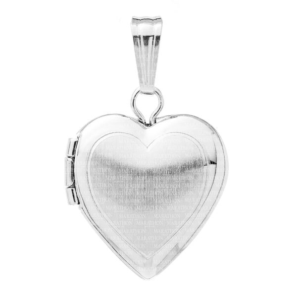 Girls' Sterling Silver Heart Locket Necklace Conti Jewelers Endwell, NY