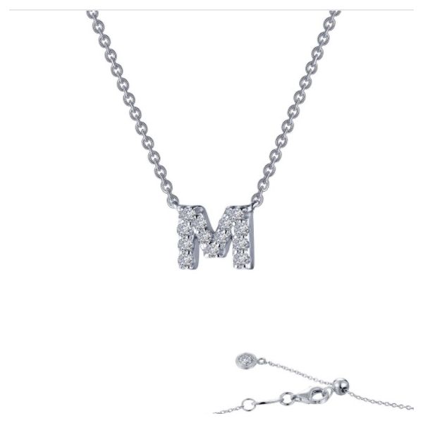 Letter M Pendant Necklace Conti Jewelers Endwell, NY
