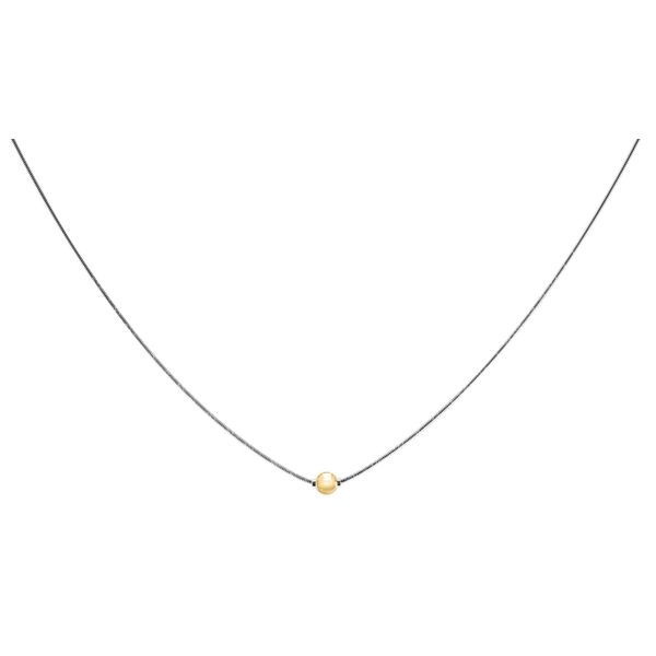 Cape Cod Necklace in Sterling Silver and 14k Yellow Gold Conti Jewelers Endwell, NY