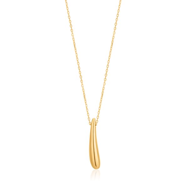 Gold Luxe Drop Necklace Conti Jewelers Endwell, NY
