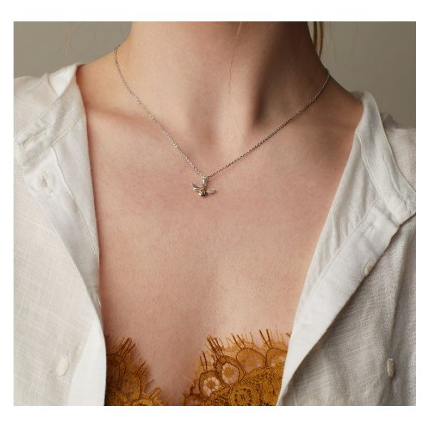 Blossom Flyte Mini Honey Bee Necklace Image 2 Conti Jewelers Endwell, NY