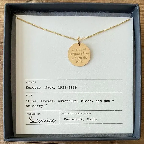 Travel Adventure Necklace in 14k Yellow Gold Fill Conti Jewelers Endwell, NY