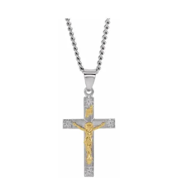 28x16.2mm Crucifix on 24