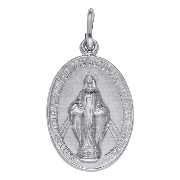 Miraculous Medal in Sterling Silver Conti Jewelers Endwell, NY