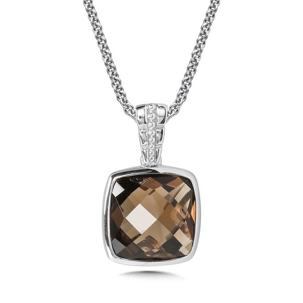 Smoky Quartz Pendant in Sterling Silver Conti Jewelers Endwell, NY
