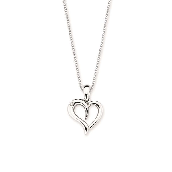 Diva Diamonds® Heart Pendant In Sterling Silver Conti Jewelers Endwell, NY