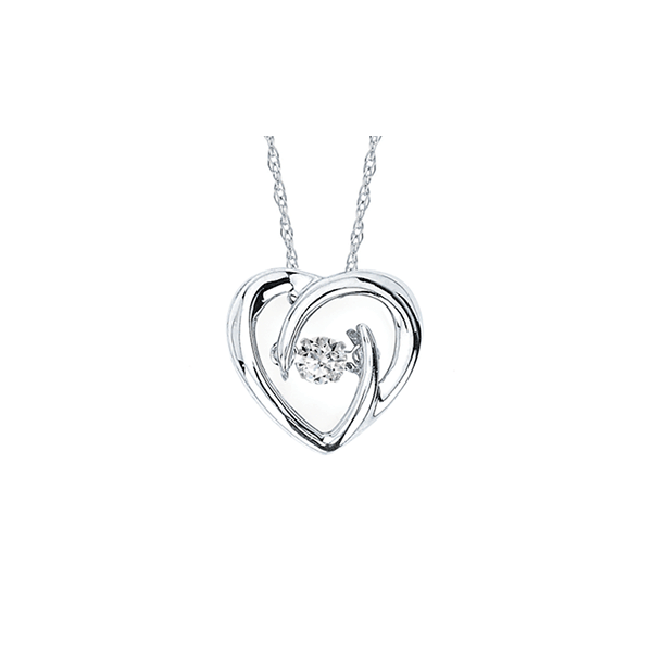Heart Pendant In Sterling Silver Conti Jewelers Endwell, NY