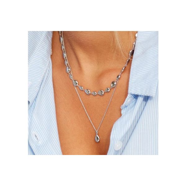Pebbles Droplet Necklace Image 2 Conti Jewelers Endwell, NY
