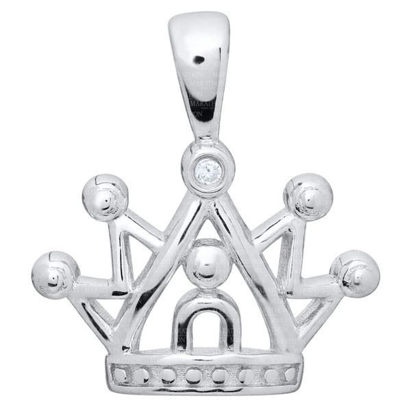Diamond Crown Pendant Conti Jewelers Endwell, NY