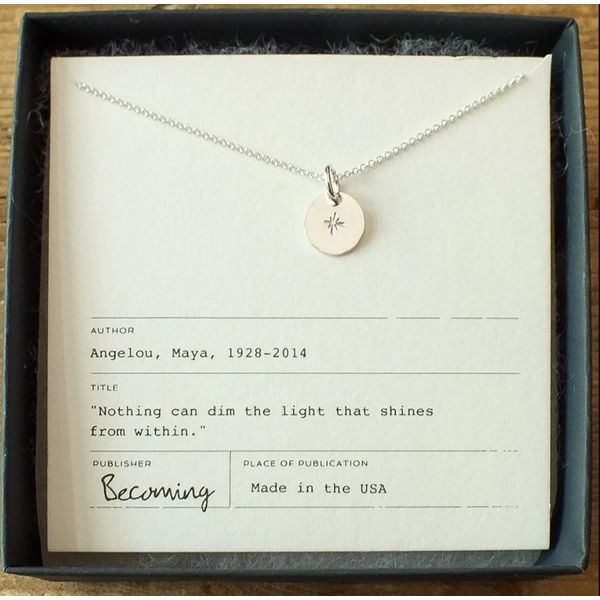 Light Within Necklace in Sterling Silver Image 2 Conti Jewelers Endwell, NY