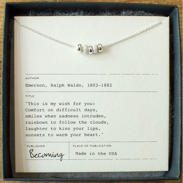 My Wish For You Necklace in Sterling Silver Image 2 Conti Jewelers Endwell, NY