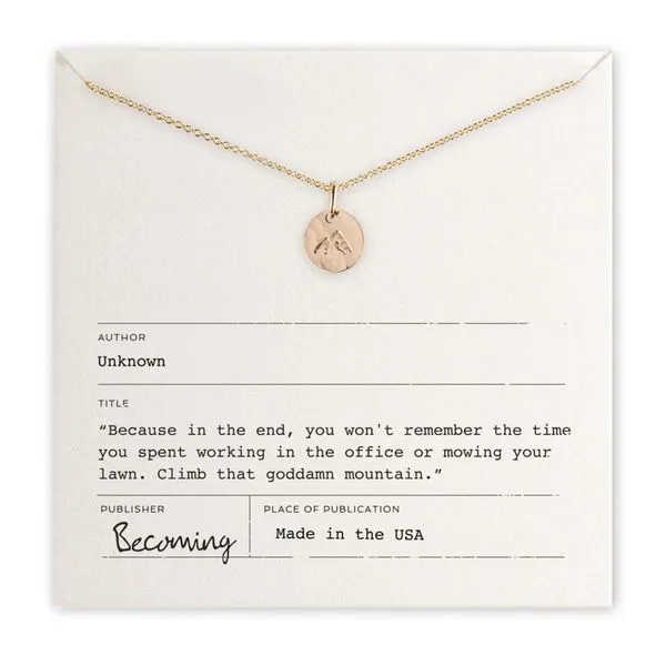 Climb That Mountain Necklace Conti Jewelers Endwell, NY